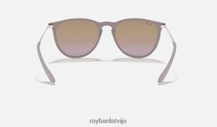 Erika klasika matēts tumšs smiltis/brūns/violetais F0L86X150 vīriešiem Ray-Ban saulesbrilles