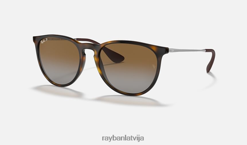 Erika klasika pulēta gaiša havana/brūna F0L86X147 vīriešiem Ray-Ban saulesbrilles
