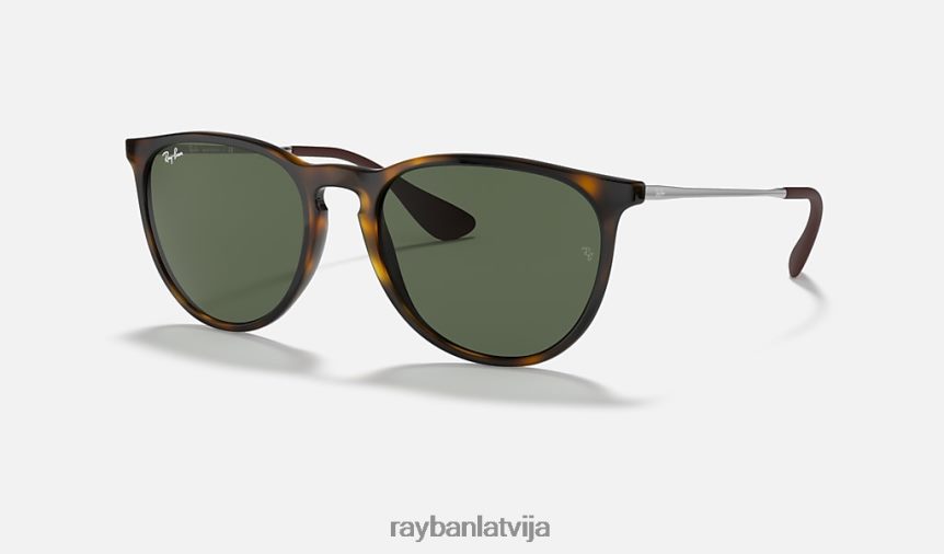 Erika klasika pulēta gaiša havana/zaļa F0L86X146 vīriešiem Ray-Ban saulesbrilles