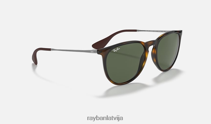 Erika klasika pulēta gaiša havana/zaļa F0L86X146 vīriešiem Ray-Ban saulesbrilles