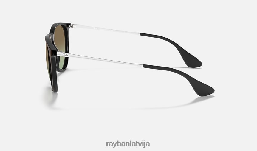 Erika klasika pulēta melna/zaļa/brūna F0L86X154 vīriešiem Ray-Ban saulesbrilles