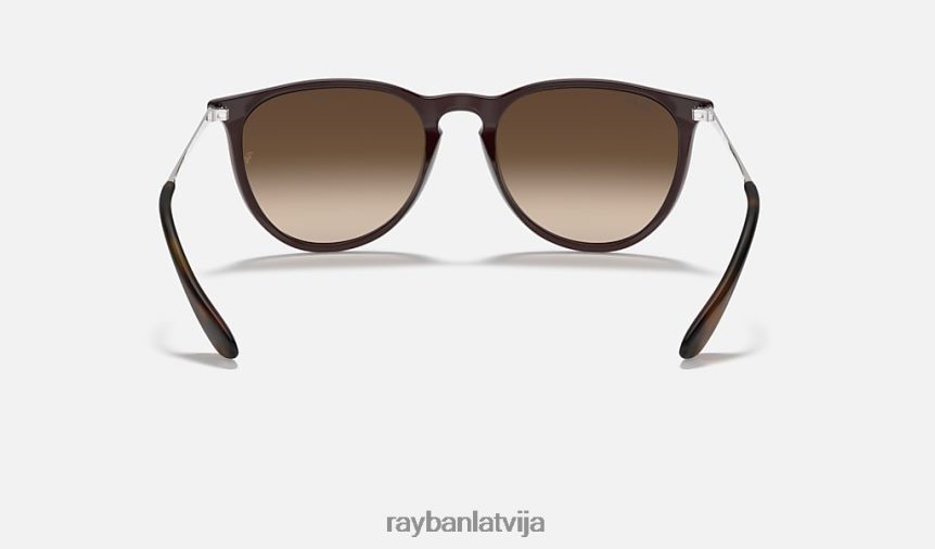 Erika klasika pulēta zila/brūna F0L86X153 vīriešiem Ray-Ban saulesbrilles
