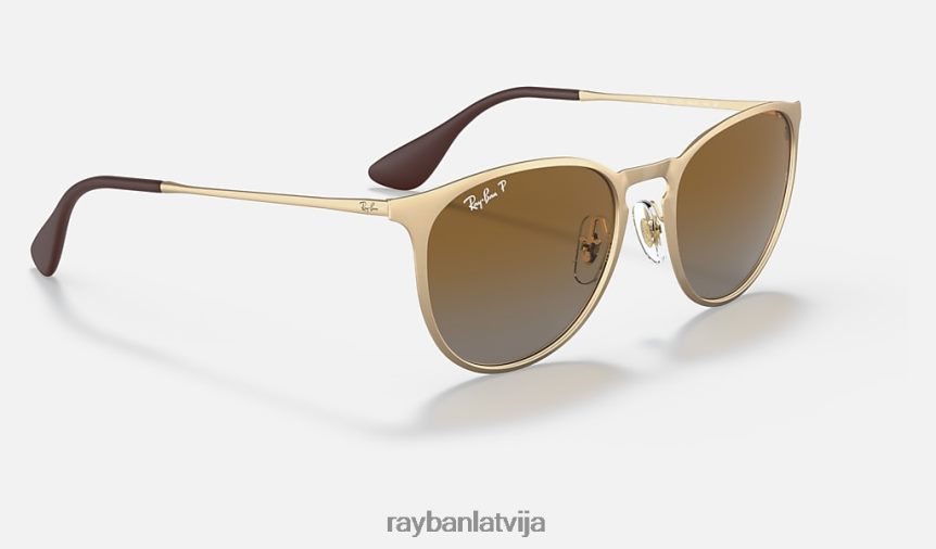 Erika metāls matēts zelts/brūns F0L86X274 vīriešiem Ray-Ban saulesbrilles