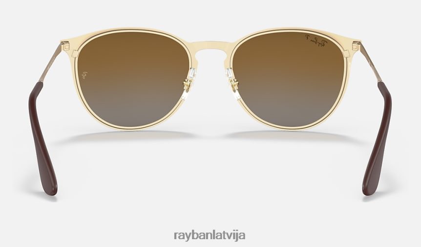 Erika metāls matēts zelts/brūns F0L86X274 vīriešiem Ray-Ban saulesbrilles