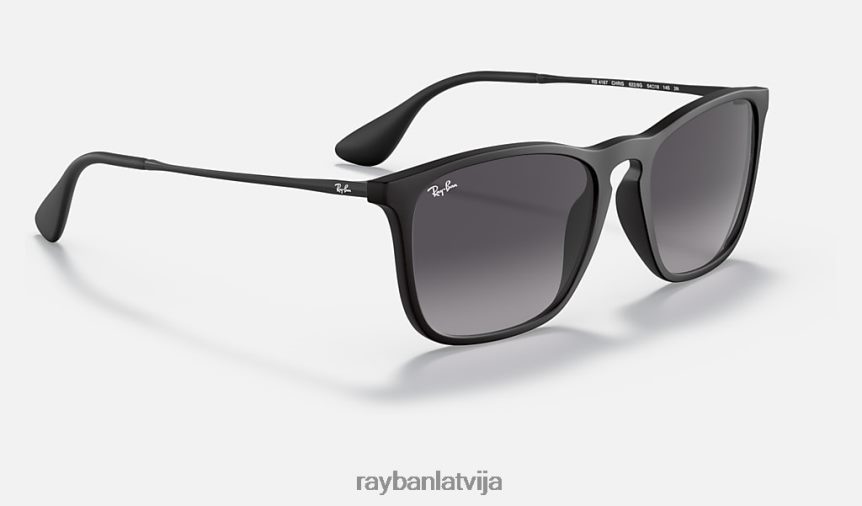 Kriss matēts melns/pelēks F0L86X229 vīriešiem Ray-Ban saulesbrilles