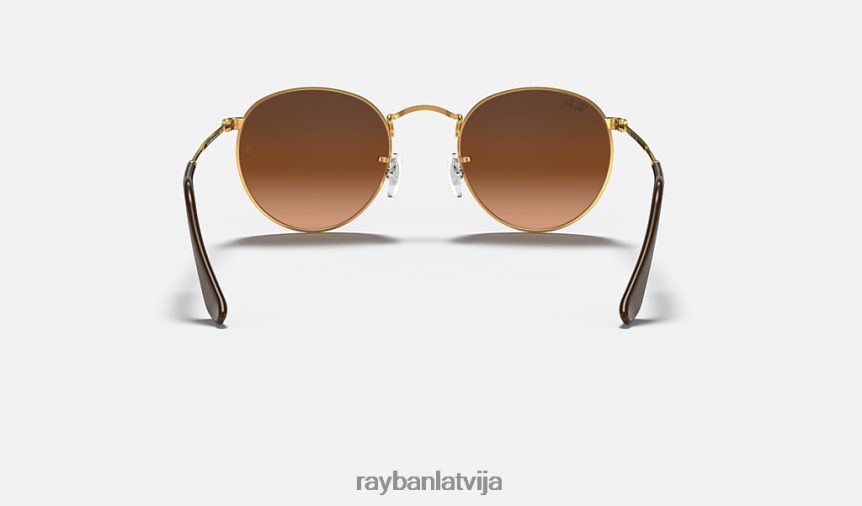 apaļš metāls pulēta gaiši bronza/rozā/brūna F0L86X30 vīriešiem Ray-Ban saulesbrilles