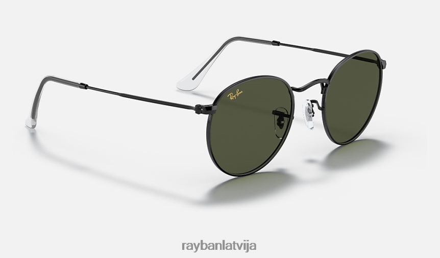 apaļš metāls pulēta melna/zaļa F0L86X784 vīriešiem Ray-Ban saulesbrilles