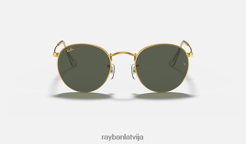apaļš metāls pulēts zelts/zaļš F0L86X781 vīriešiem Ray-Ban saulesbrilles
