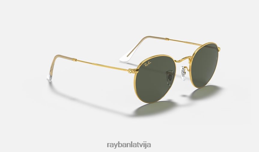 apaļš metāls pulēts zelts/zaļš F0L86X781 vīriešiem Ray-Ban saulesbrilles