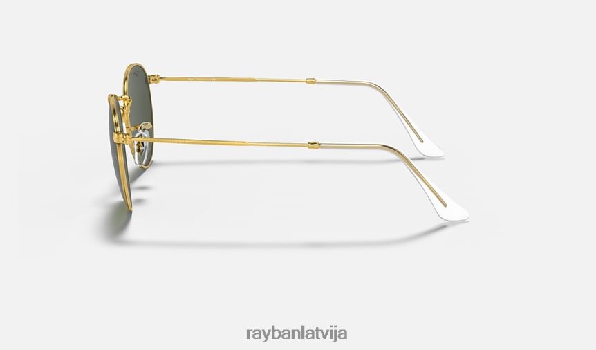 apaļš metāls pulēts zelts/zaļš F0L86X781 vīriešiem Ray-Ban saulesbrilles