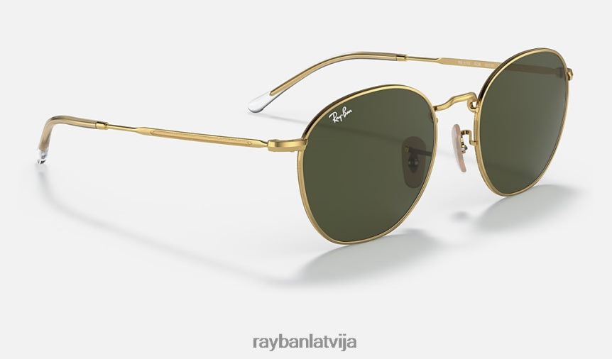 aplaupīt pulēts zelts/zaļš F0L86X1405 vīriešiem Ray-Ban saulesbrilles