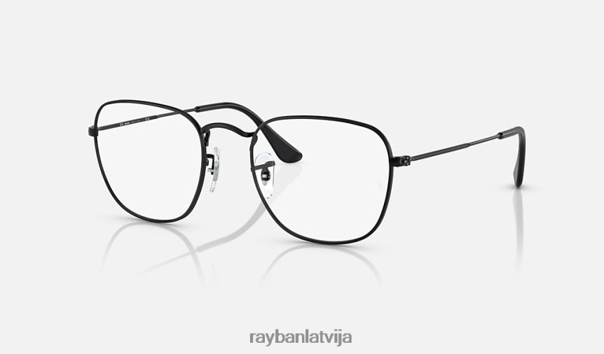atklātas pārejas pulēta melna/dzidra/pelēka F0L86X1517 vīriešiem Ray-Ban saulesbrilles