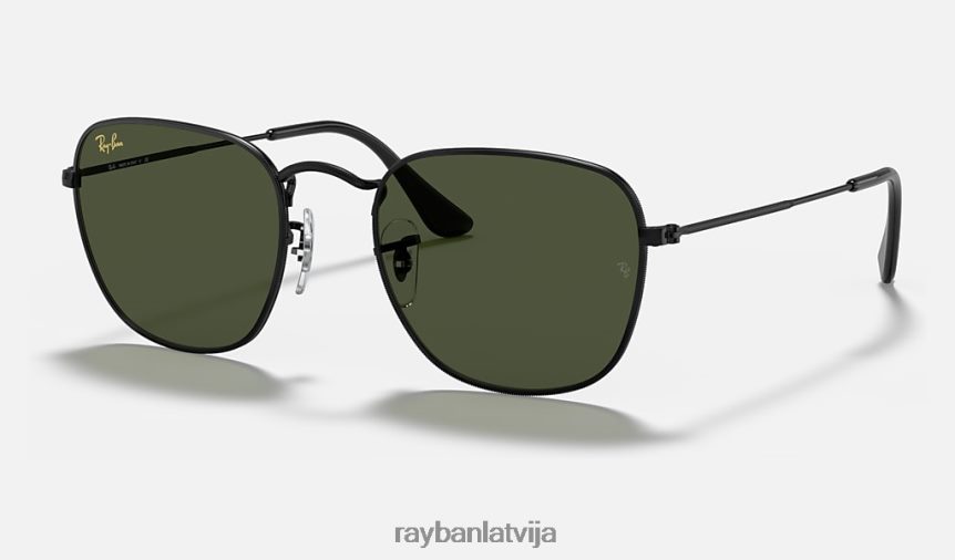 atklāts pulēta melna/zaļa F0L86X374 vīriešiem Ray-Ban saulesbrilles