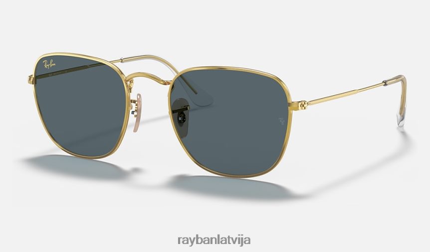 atklāts pulēts zelts/zils F0L86X372 vīriešiem Ray-Ban saulesbrilles