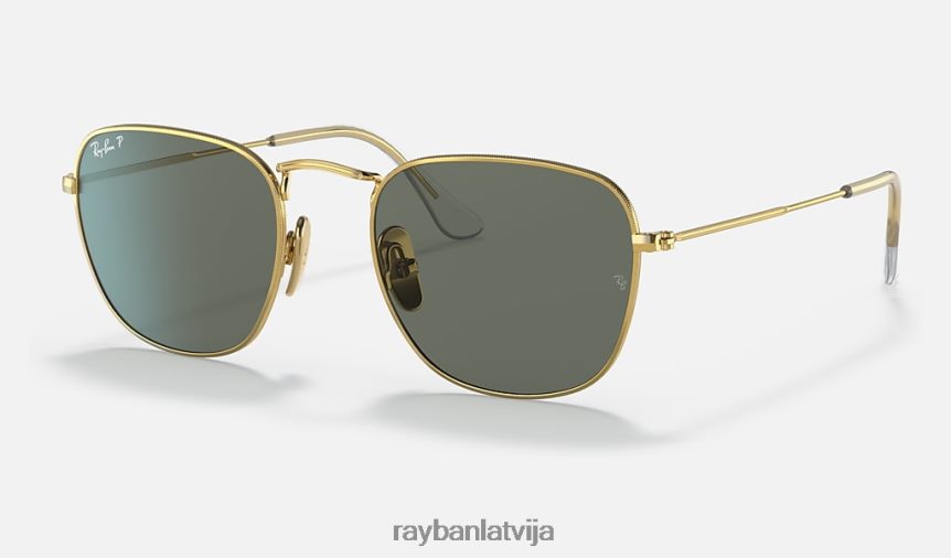 atklāts titāns pulēts zelts/zaļš F0L86X556 vīriešiem Ray-Ban saulesbrilles