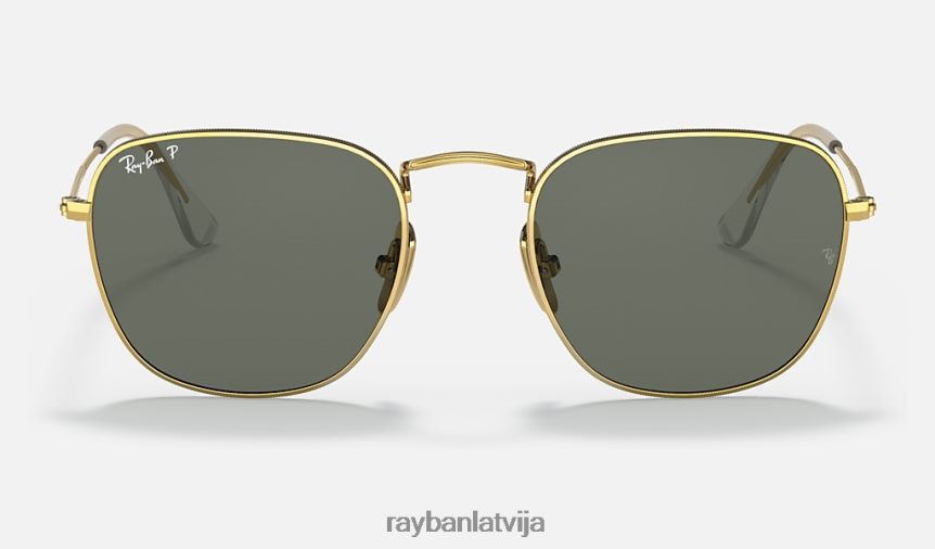 atklāts titāns pulēts zelts/zaļš F0L86X556 vīriešiem Ray-Ban saulesbrilles