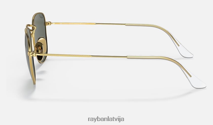atklāts titāns pulēts zelts/zaļš F0L86X556 vīriešiem Ray-Ban saulesbrilles