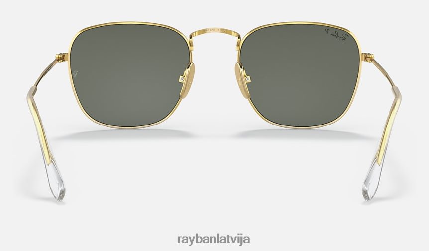 atklāts titāns pulēts zelts/zaļš F0L86X556 vīriešiem Ray-Ban saulesbrilles