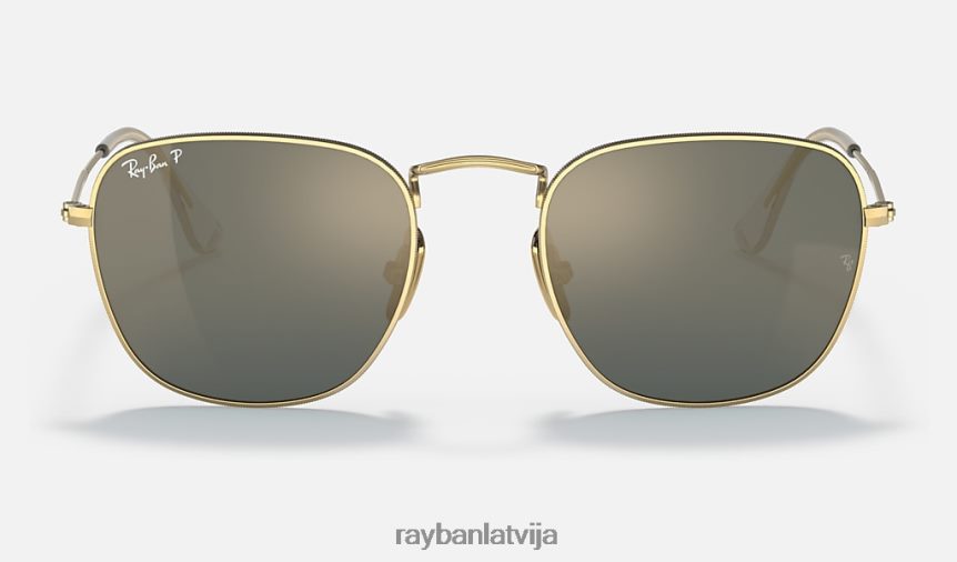 atklāts titāns pulēts zelts/zils F0L86X557 vīriešiem Ray-Ban saulesbrilles