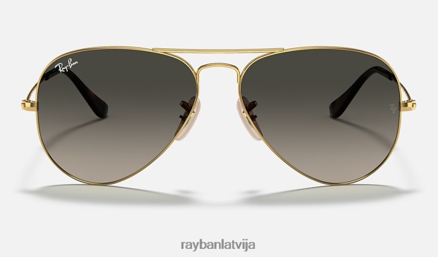 aviator havana kolekcija pulēts zelts/pelēks F0L86X900 vīriešiem Ray-Ban saulesbrilles