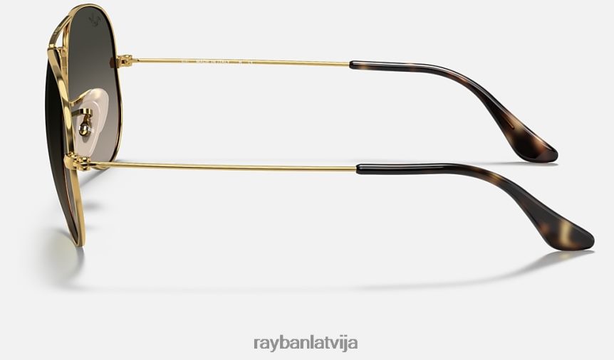 aviator havana kolekcija pulēts zelts/pelēks F0L86X900 vīriešiem Ray-Ban saulesbrilles