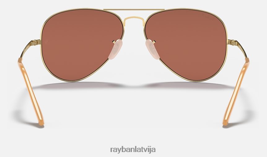 aviator metal ii pulēta zelta/violeta F0L86X704 vīriešiem Ray-Ban saulesbrilles