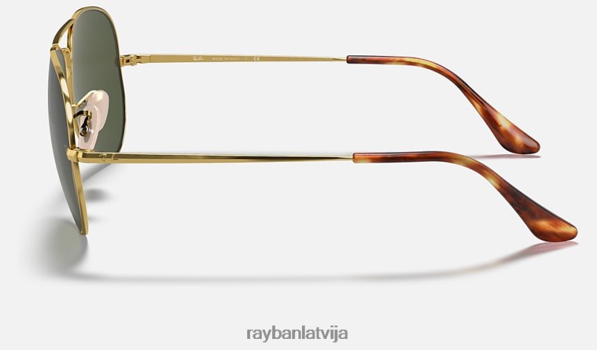 aviator metal ii pulēts zelts/zaļš F0L86X702 vīriešiem Ray-Ban saulesbrilles
