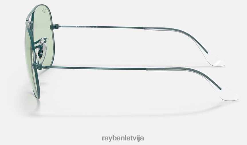 aviator solid attīstīties pulēta tumši zaļa/zaļa/zila fotohroma F0L86X1238 vīriešiem Ray-Ban saulesbrilles