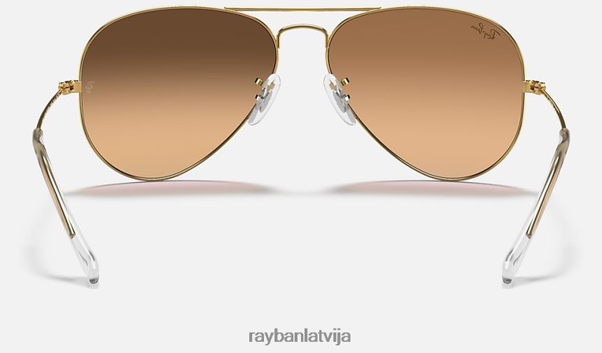aviatora gradients pulēts zelts/sudrabs/rozā F0L86X531 vīriešiem Ray-Ban saulesbrilles