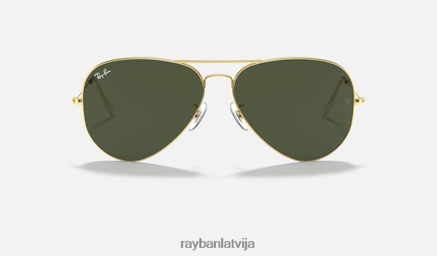 aviators liels metāls ii pulēts zelts/zaļš F0L86X1384 vīriešiem Ray-Ban saulesbrilles