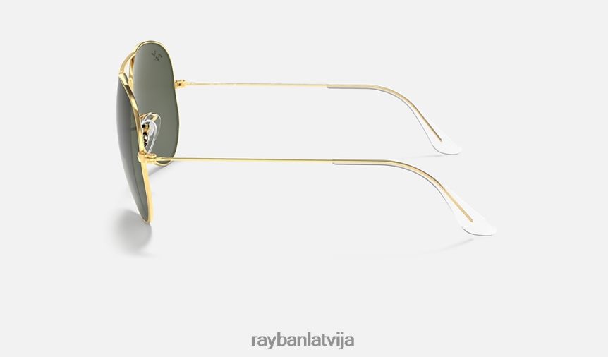 aviators liels metāls ii pulēts zelts/zaļš F0L86X1384 vīriešiem Ray-Ban saulesbrilles