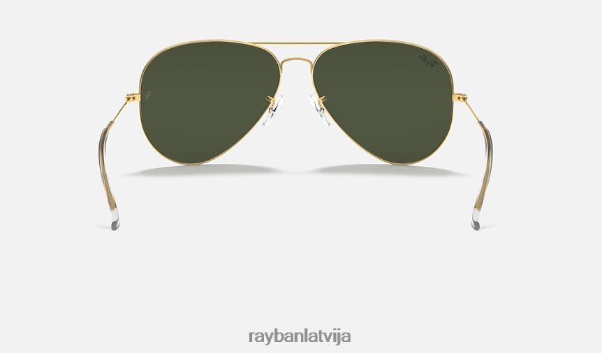 aviators liels metāls ii pulēts zelts/zaļš F0L86X1384 vīriešiem Ray-Ban saulesbrilles