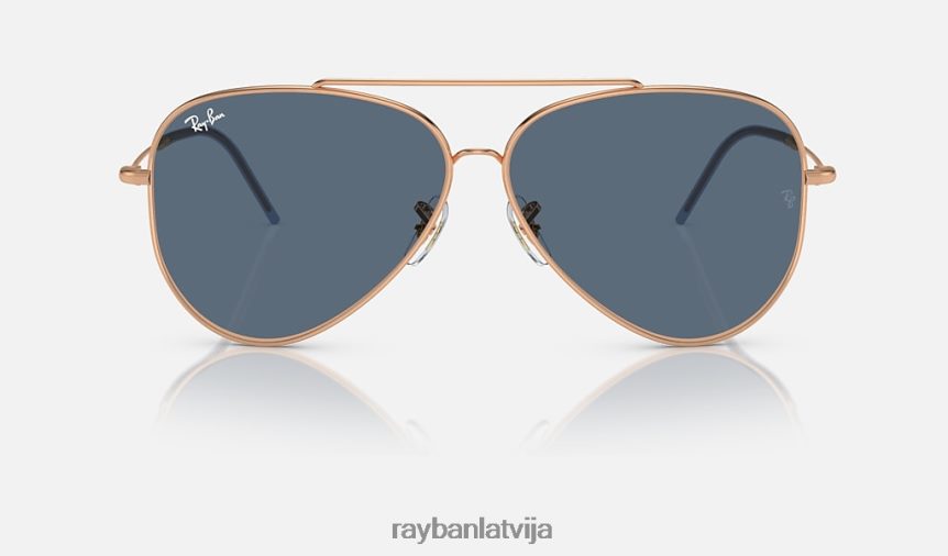 aviators reverss pulēts rozā zelts/zils F0L86X47 vīriešiem Ray-Ban saulesbrilles