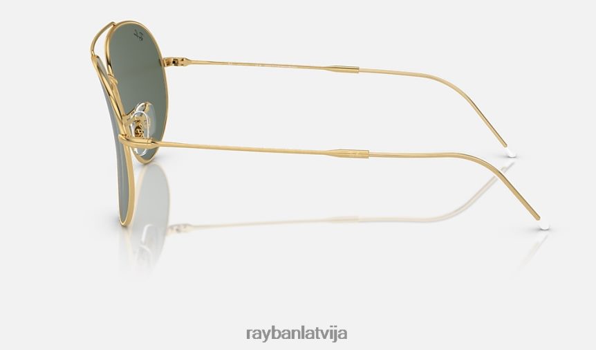 aviators reverss pulēts zelts/zaļš F0L86X42 vīriešiem Ray-Ban saulesbrilles