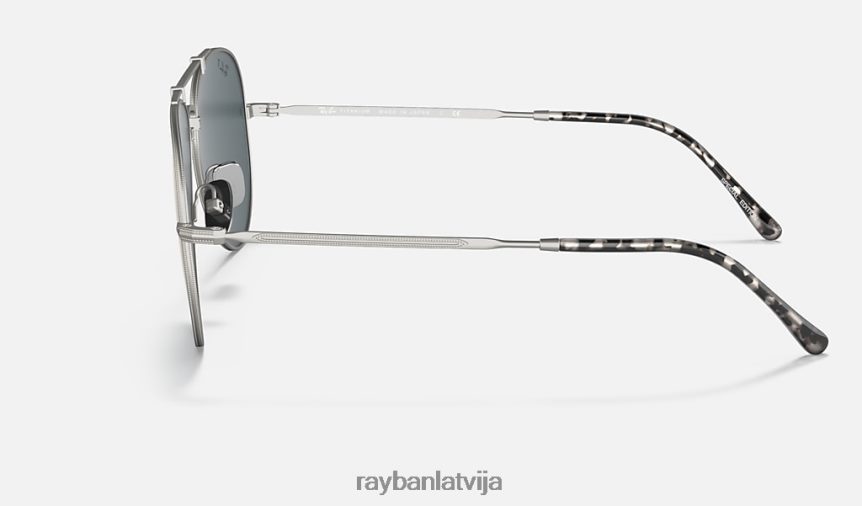 aviators titāns matēts sudrabs/zils F0L86X877 vīriešiem Ray-Ban saulesbrilles