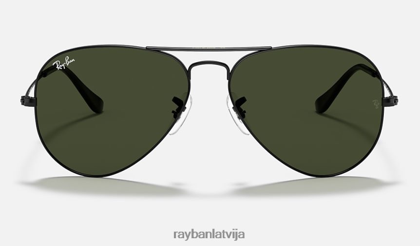 aviatoru klasika pulēta melna/zaļa F0L86X4 vīriešiem Ray-Ban saulesbrilles