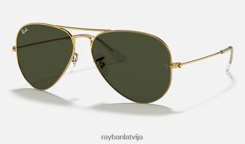aviatoru klasika pulēts zelts/zaļš F0L86X1 vīriešiem Ray-Ban saulesbrilles