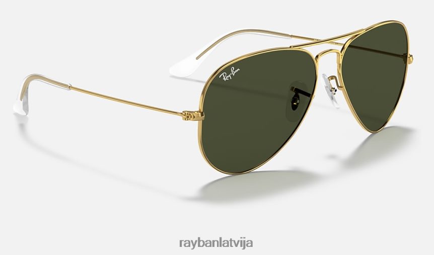 aviatoru klasika pulēts zelts/zaļš F0L86X1 vīriešiem Ray-Ban saulesbrilles