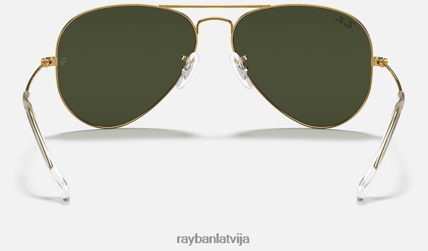 aviatoru klasika pulēts zelts/zaļš F0L86X1 vīriešiem Ray-Ban saulesbrilles