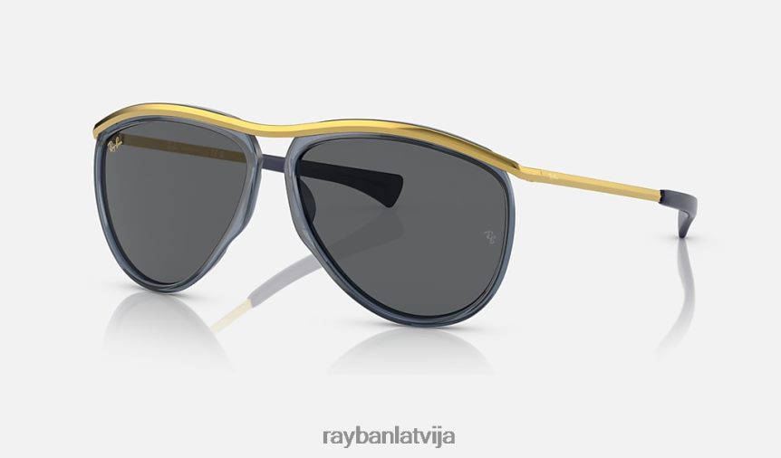 aviatoru olimpietis pulēta caurspīdīga zila/pelēka F0L86X1027 vīriešiem Ray-Ban saulesbrilles