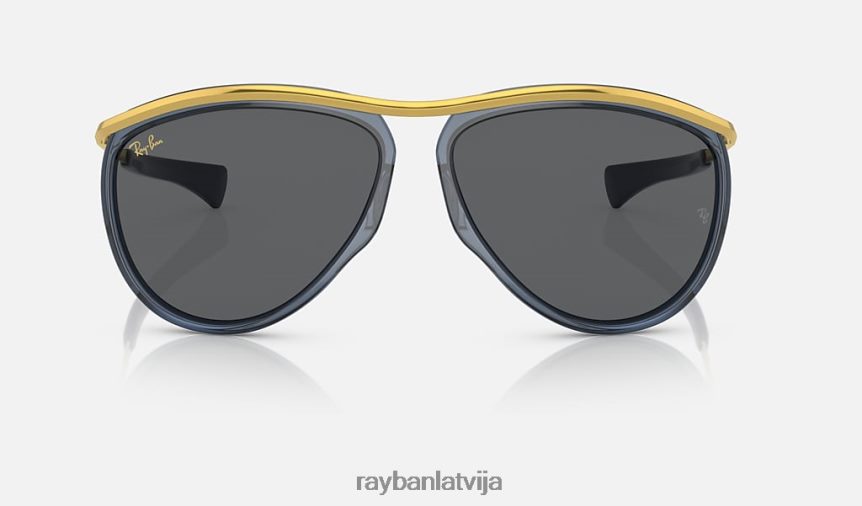 aviatoru olimpietis pulēta caurspīdīga zila/pelēka F0L86X1027 vīriešiem Ray-Ban saulesbrilles