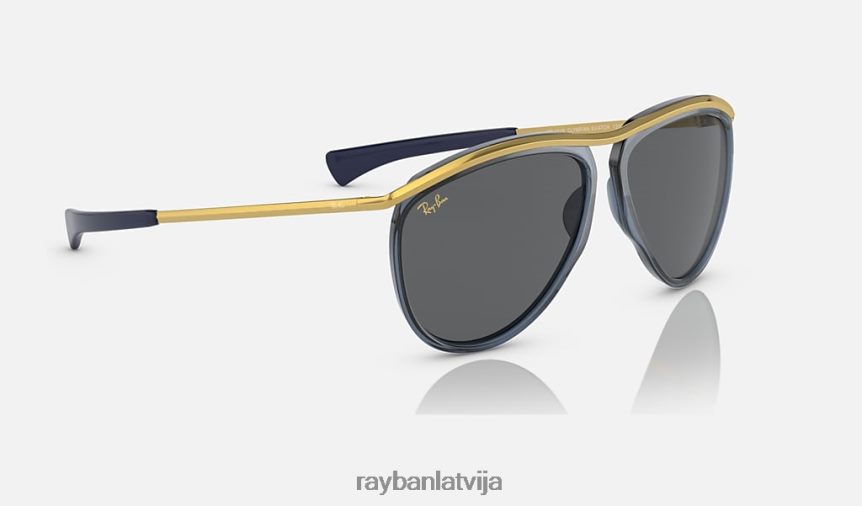 aviatoru olimpietis pulēta caurspīdīga zila/pelēka F0L86X1027 vīriešiem Ray-Ban saulesbrilles
