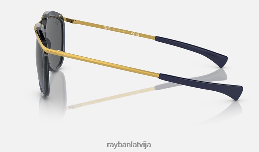 aviatoru olimpietis pulēta caurspīdīga zila/pelēka F0L86X1027 vīriešiem Ray-Ban saulesbrilles