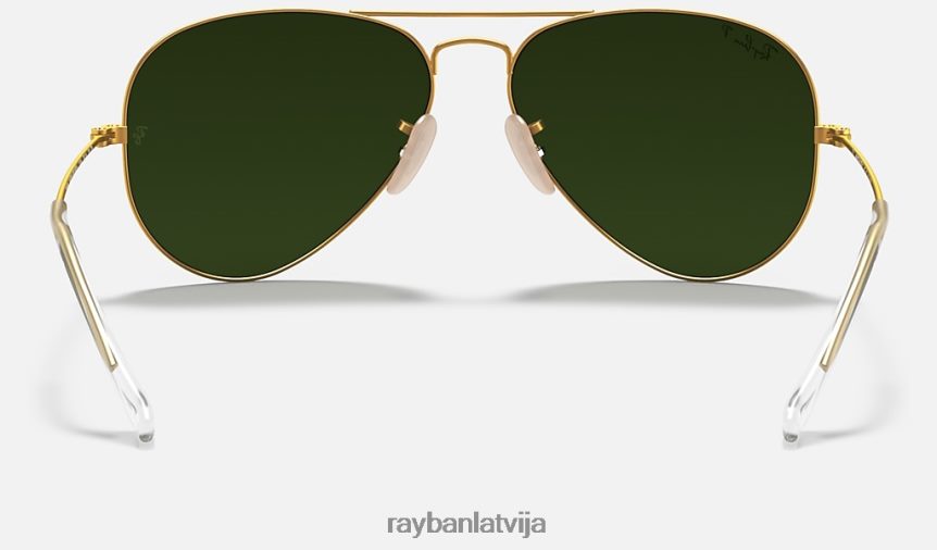 aviatoru zibspuldzes objektīvi matēts zelts/zils F0L86X340 vīriešiem Ray-Ban saulesbrilles