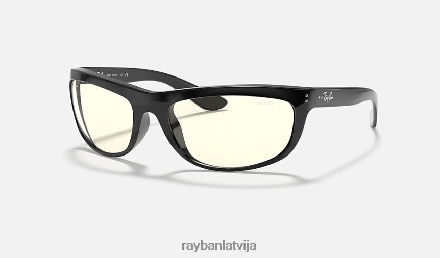 balorama blue-light clear evolute pulēta melna/pelēka F0L86X1132 vīriešiem Ray-Ban saulesbrilles