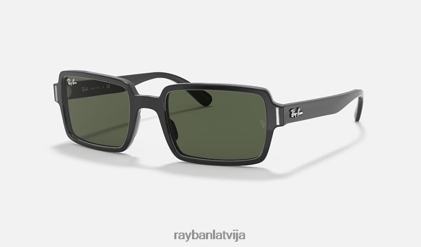 benji pulēta melna/zaļa F0L86X483 vīriešiem Ray-Ban saulesbrilles