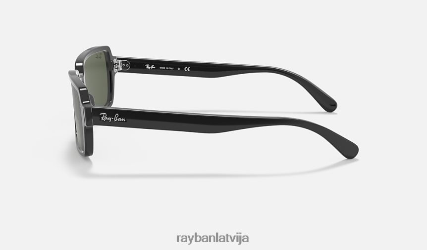 benji pulēta melna/zaļa F0L86X483 vīriešiem Ray-Ban saulesbrilles