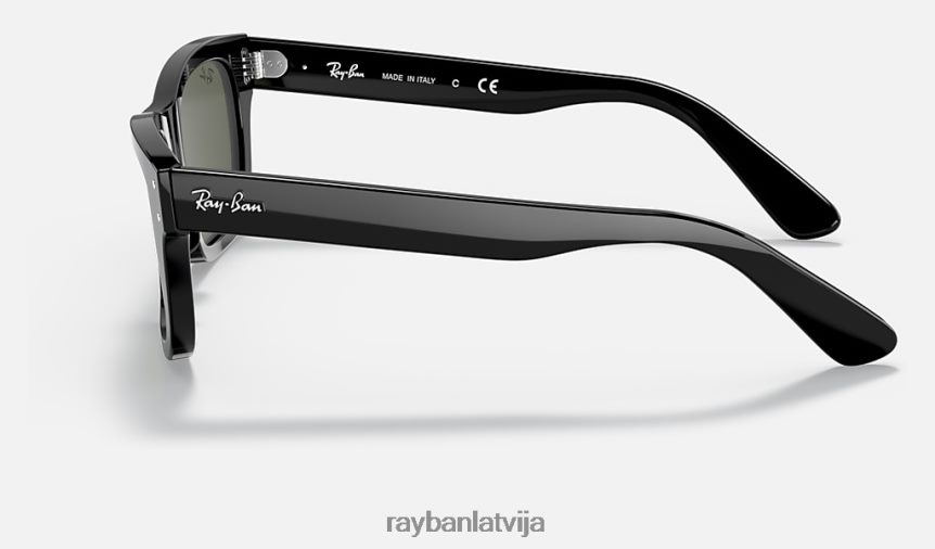 burbanks pulēta melna/zaļa F0L86X288 vīriešiem Ray-Ban saulesbrilles