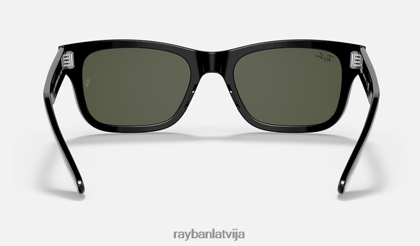 burbanks pulēta melna/zaļa F0L86X288 vīriešiem Ray-Ban saulesbrilles