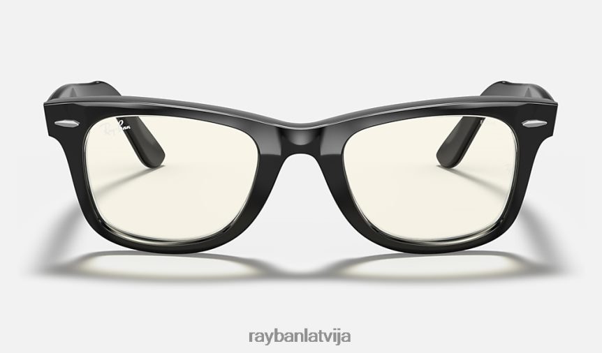 ceļinieks skaidrs attīstīties pulēta melna/pelēka fotohroma F0L86X971 vīriešiem Ray-Ban saulesbrilles